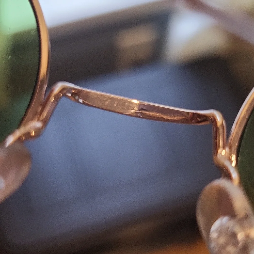 Gold Round Sunnies - Picture 9 of 9